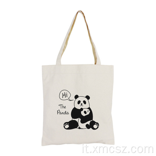 Simpatiche borse tote bag a tracolla con tracolla a forma di panda